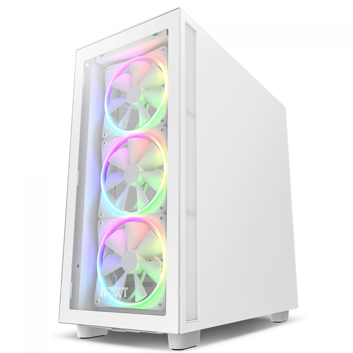 Gabinete Gamer NZXT H7 Elite Mid Tower, Vidro Temperado, White, ATX, Sem Fonte, 4 Fans, CM-H71EW-01