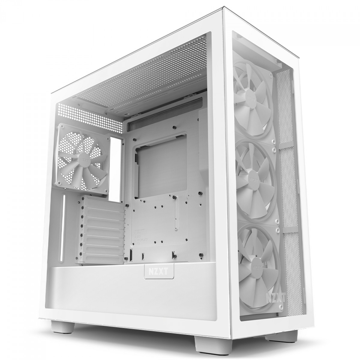 Gabinete Gamer NZXT H7 Elite Mid Tower, Vidro Temperado, White, ATX, Sem Fonte, 4 Fans, CM-H71EW-01