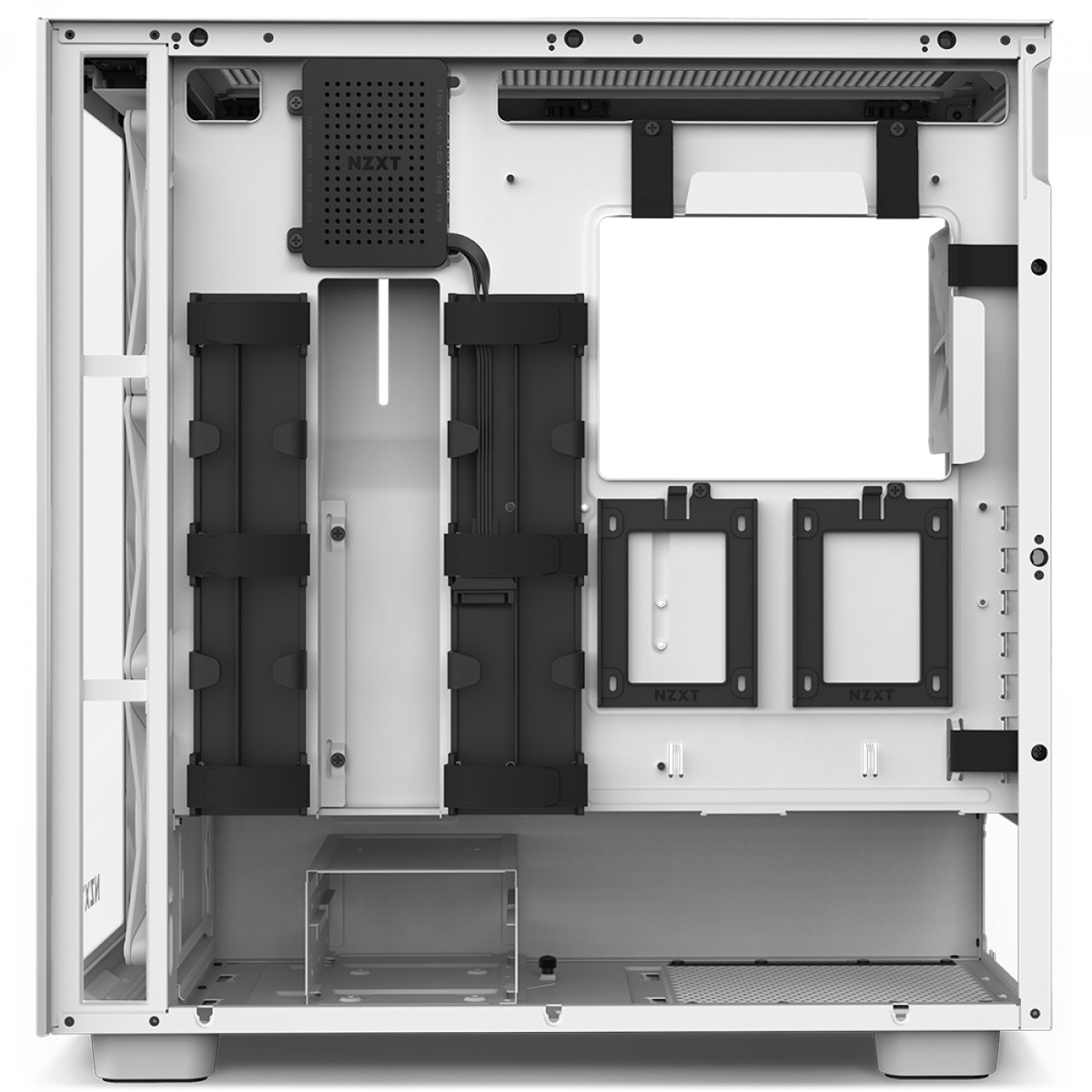 Gabinete Gamer NZXT H7 Elite Mid Tower, Vidro Temperado, White, ATX, Sem Fonte, 4 Fans, CM-H71EW-01