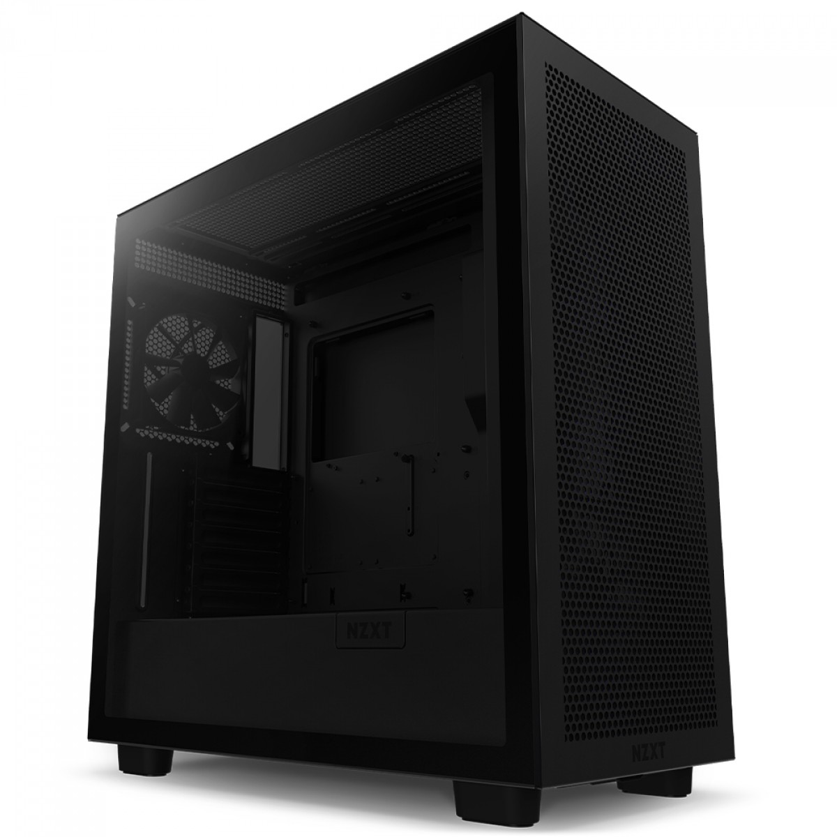 Gabinete Gamer NZXT H7 Flow Mid Tower, Vidro Temperado, Black, ATX, Sem Fonte, 2 Fans, CM-H71FB-01