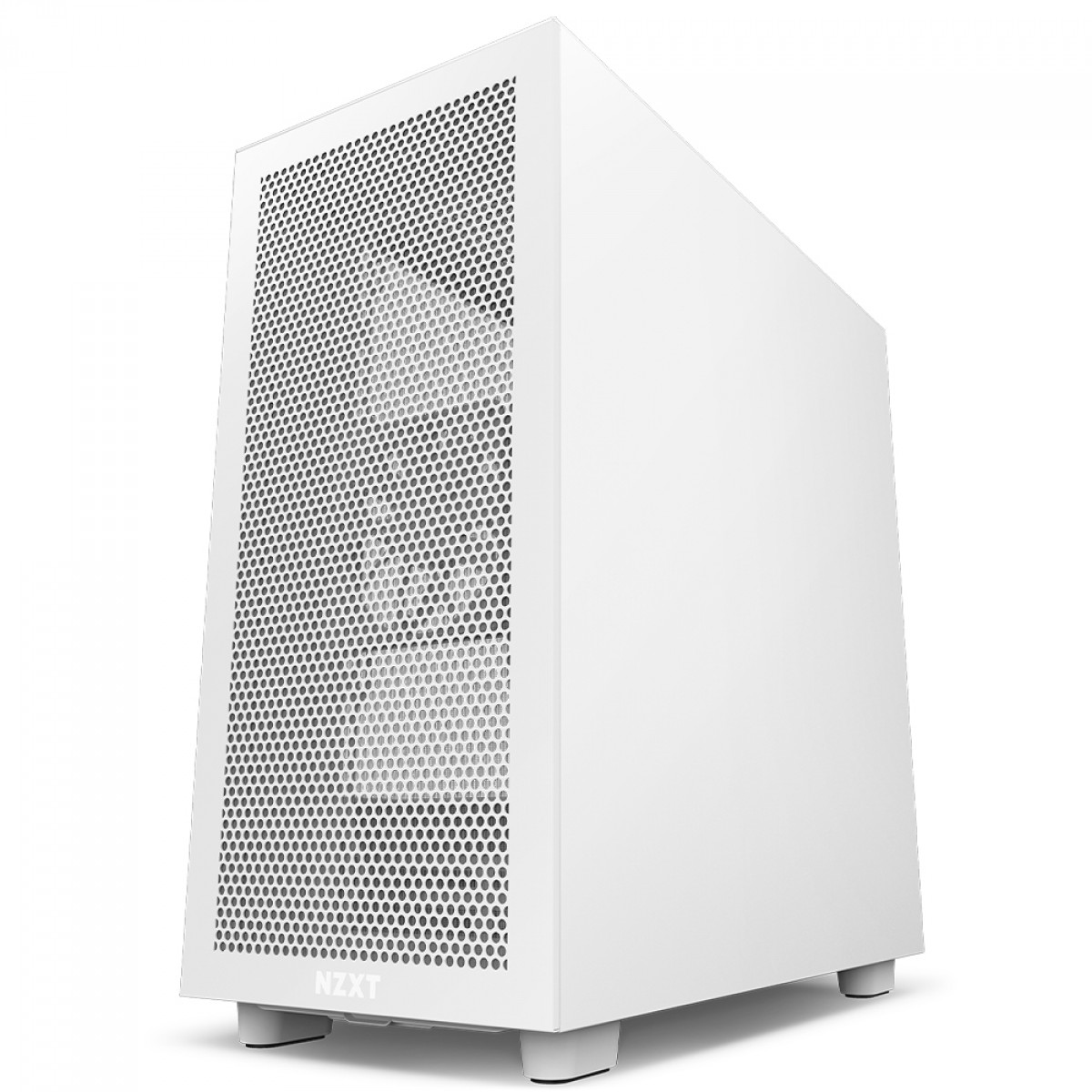 Gabinete Gamer NZXT H7 Flow Mid Tower, Vidro Temperado, White, ATX, Sem Fonte, 2 Fans, CM-H71FW-01
