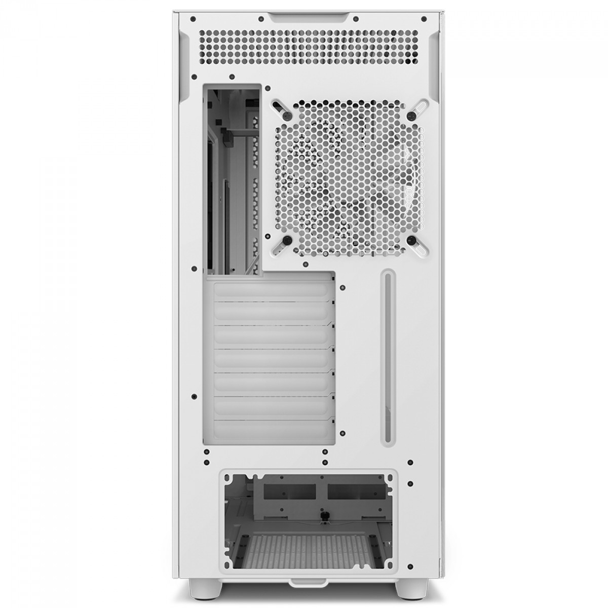Gabinete Gamer NZXT H7 Flow Mid Tower, Vidro Temperado, White, ATX, Sem Fonte, 2 Fans, CM-H71FW-01