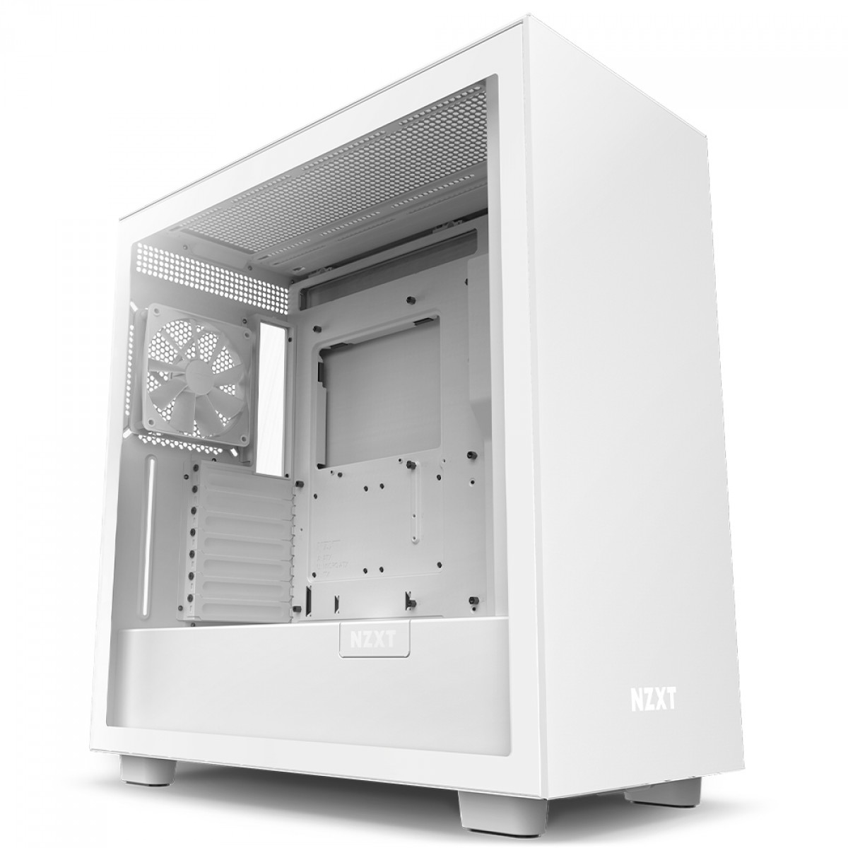 Gabinete Gamer NZXT H7 Mid Tower, Vidro Temperado, White, ATX, Sem Fonte, 2 Fans, CM-H71BW-01