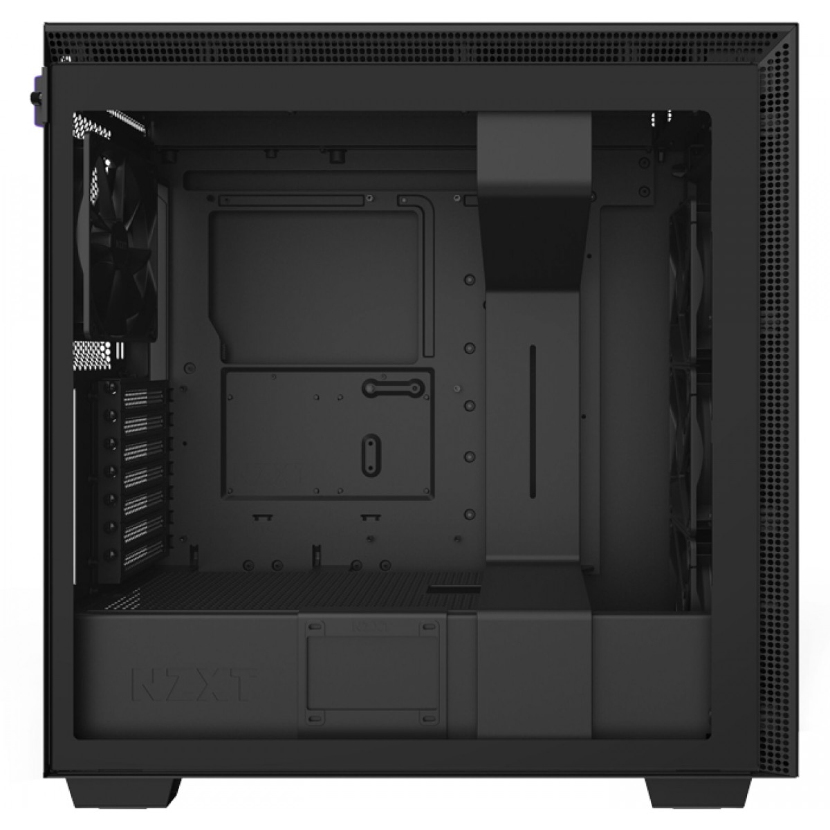 Gabinete Gamer NZXT H710, Mid Tower, Vidro Temperado, Black, CA-H710B-B1, Sem Fonte, Com 4 Fans