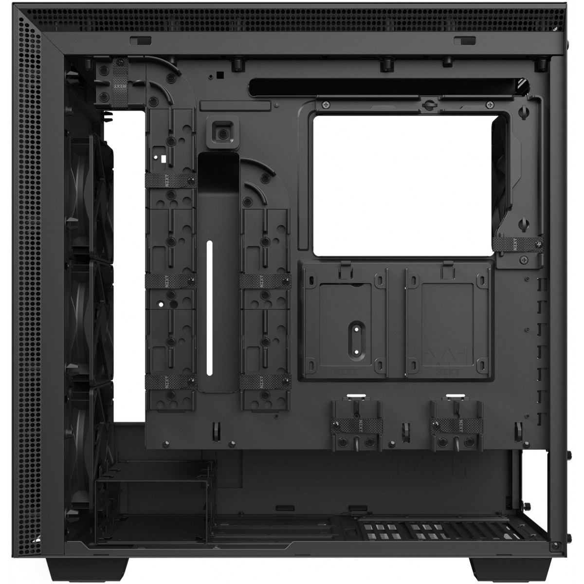 Gabinete Gamer NZXT H710, Mid Tower, Vidro Temperado, Black, CA-H710B-B1, Sem Fonte, Com 4 Fans
