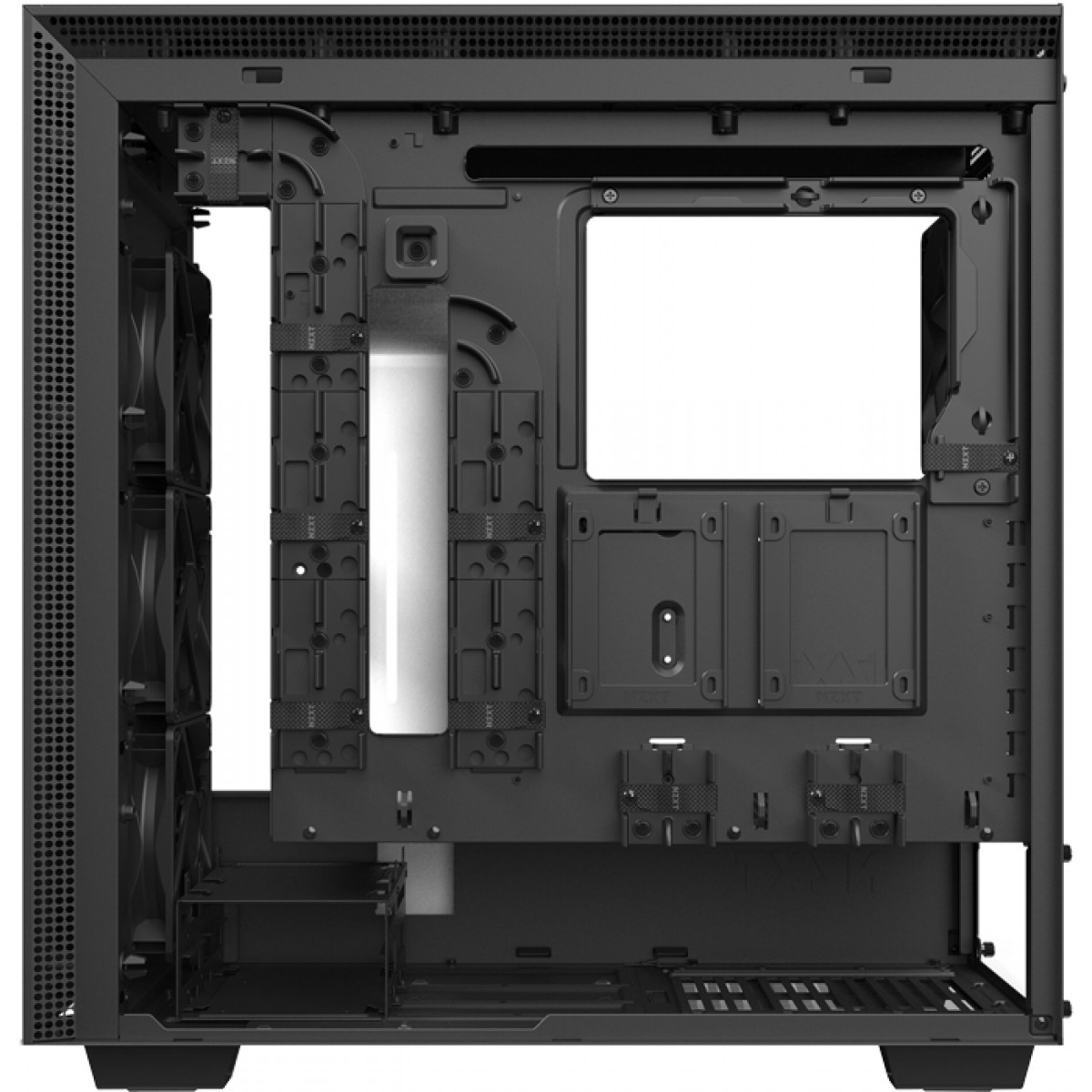 Gabinete Gamer NZXT H710i, Mid Tower, Com 4 Fans, Vidro Temperado, White, Sem Fonte, CA-H710I-W1