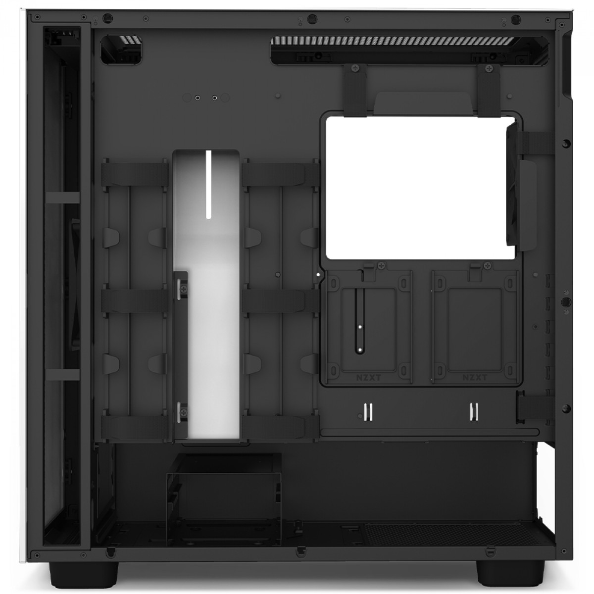 Gabinete Gamer NZXT H7 Mid Tower, Vidro Temperado, White/Black, ATX, Sem Fonte, 2 Fans, CM-H71BG-01