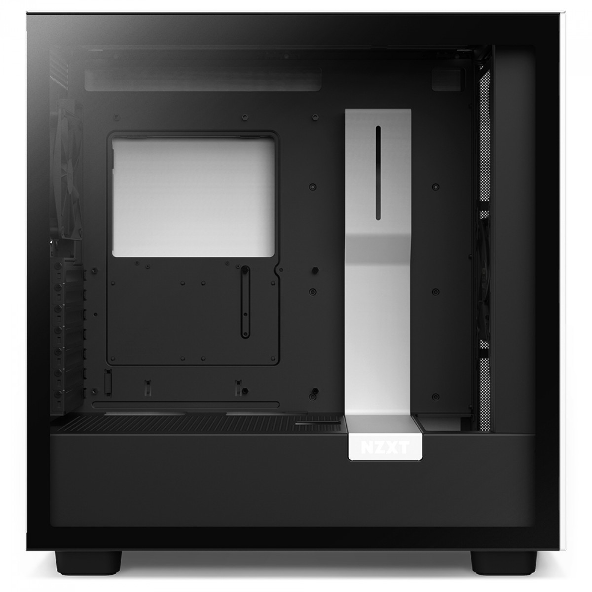 Gabinete Gamer NZXT H7 Mid Tower, Vidro Temperado, White/Black, ATX, Sem Fonte, 2 Fans, CM-H71BG-01