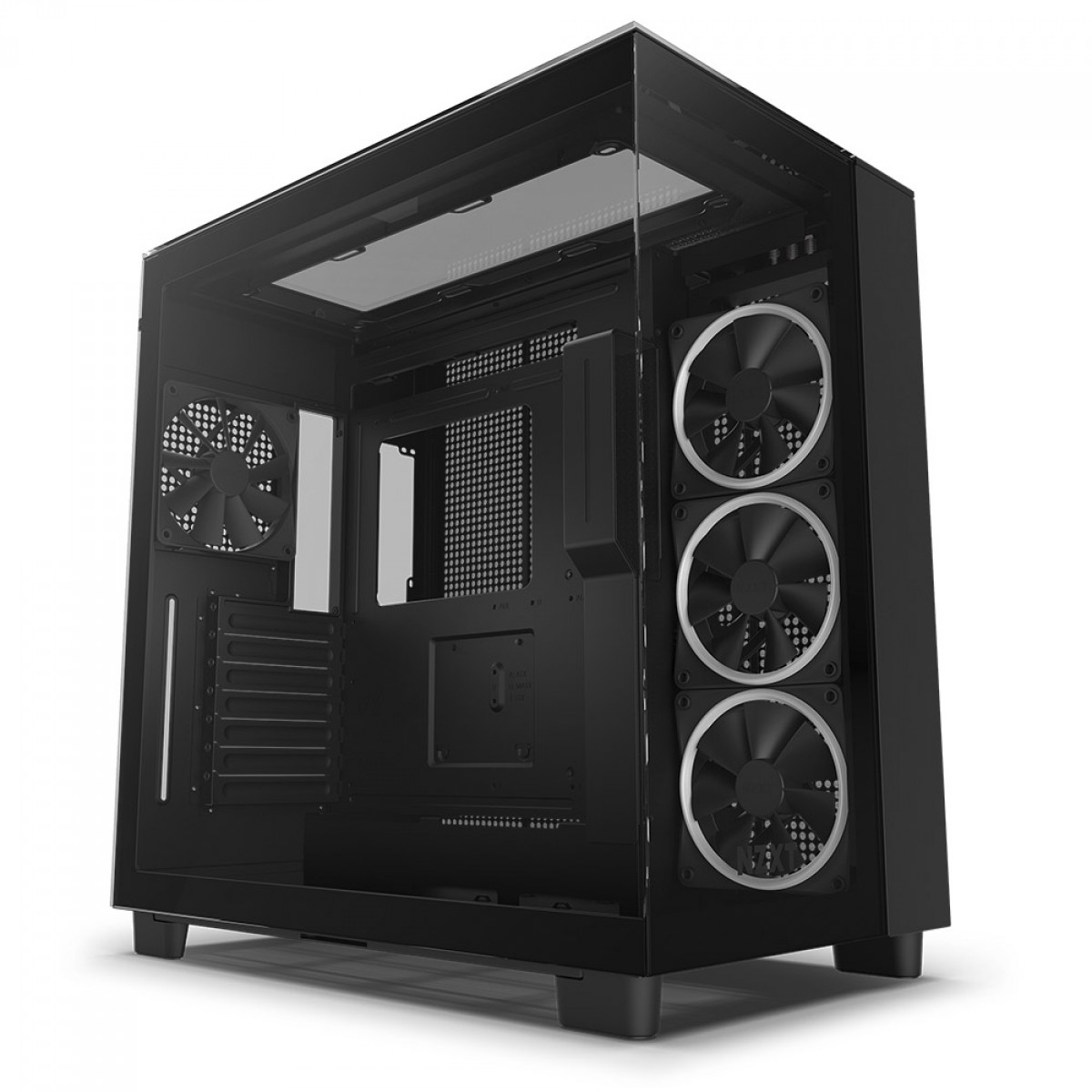 Gabinete Gamer NZXT H9 Elite, Mid Tower, Vidro Temperado, Black, ATX, Sem Fonte, Com 4 Fans, CM-H91EB-01