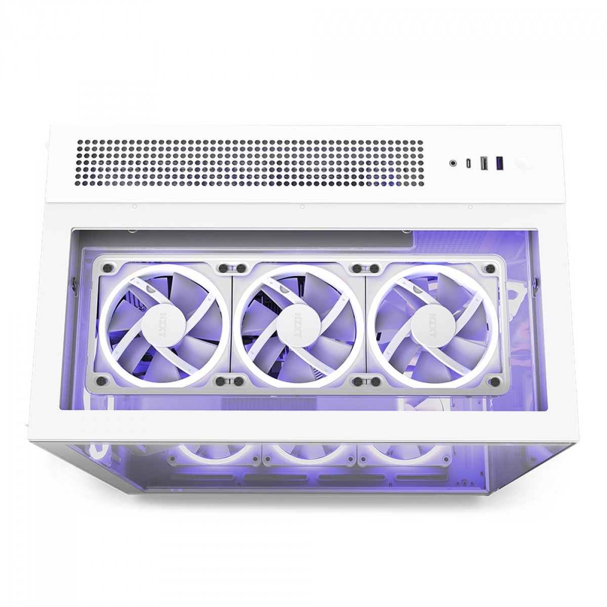 Gabinete Gamer NZXT H9 Elite, Mid Tower, Vidro Temperado, White, ATX, Sem Fonte, Com 4 Fans, CM-H91EW-01