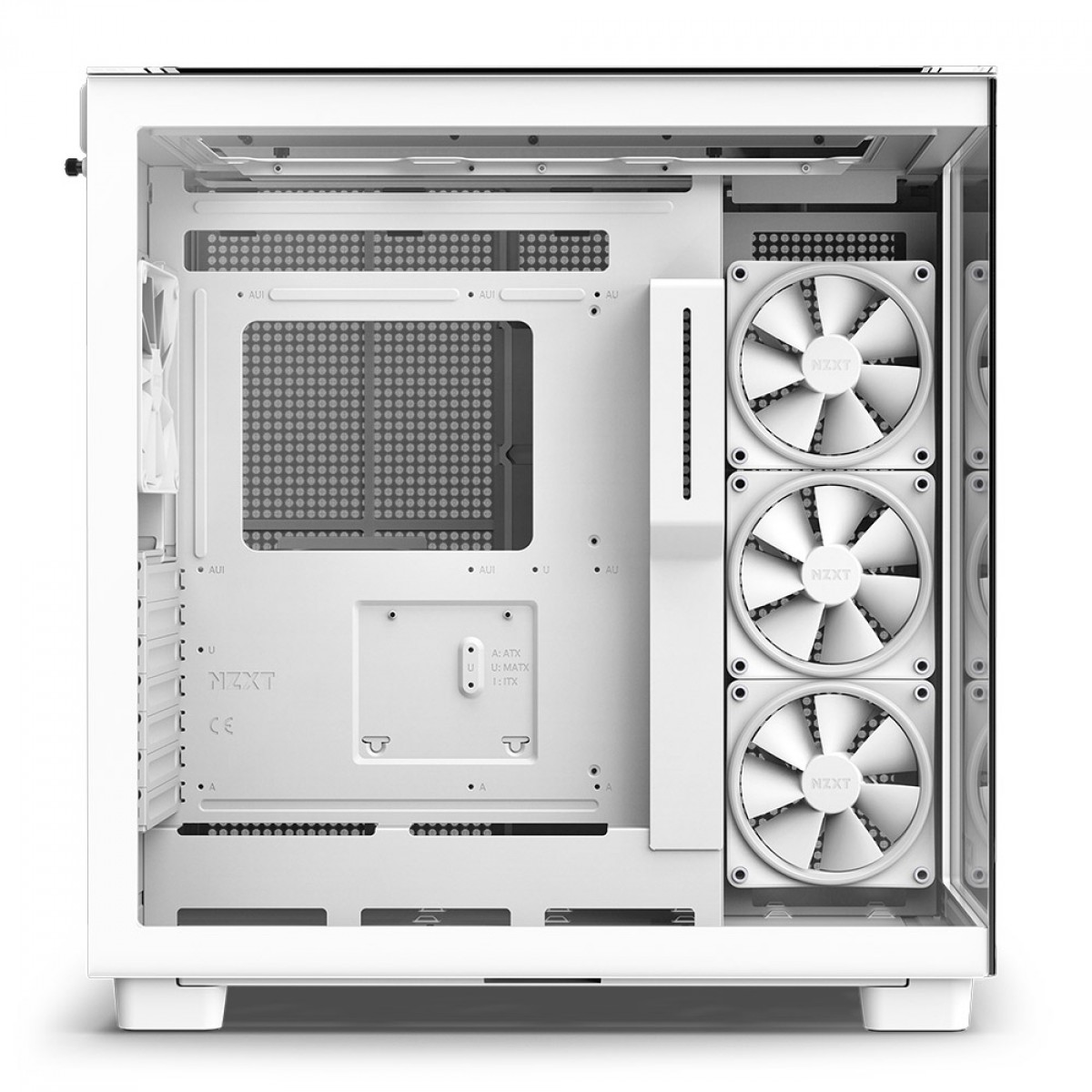 Gabinete Gamer NZXT H9 Elite, Mid Tower, Vidro Temperado, White, ATX, Sem Fonte, Com 4 Fans, CM-H91EW-01