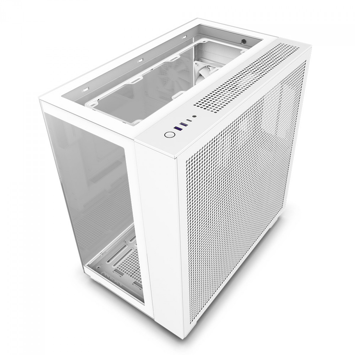 Gabinete Gamer NZXT H9 Elite, Mid Tower, Vidro Temperado, White, ATX, Sem Fonte, Com 4 Fans, CM-H91EW-01