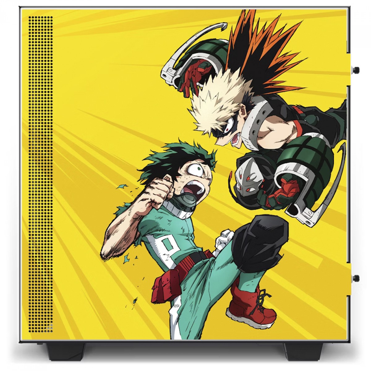 Gabinete Gamer NZXT Rivais H510i, Mid Tower, Vidro Temperado, Sem Fonte, Com 2 Fans, Preto e Amarelo, CA-H510I-MH-RV