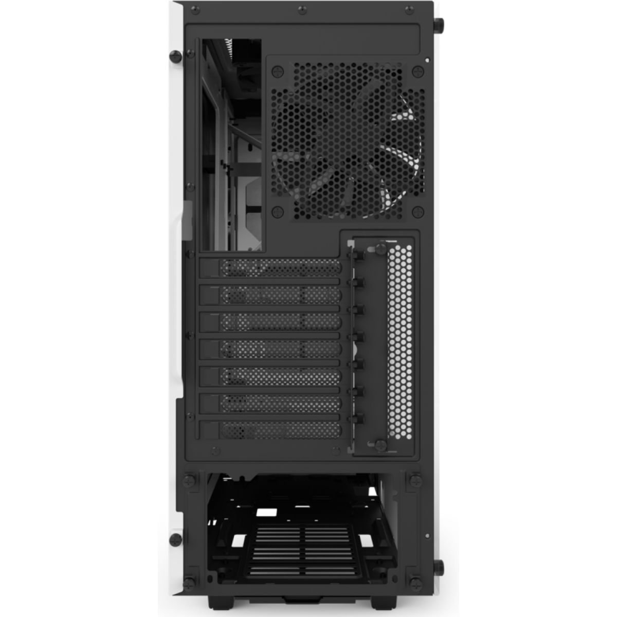 Gabinete Gamer NZXT S340 Elite, Mid Tower, Com 2 Fans, Vidro Temperado, White, Sem Fonte, CA-S340W-W2