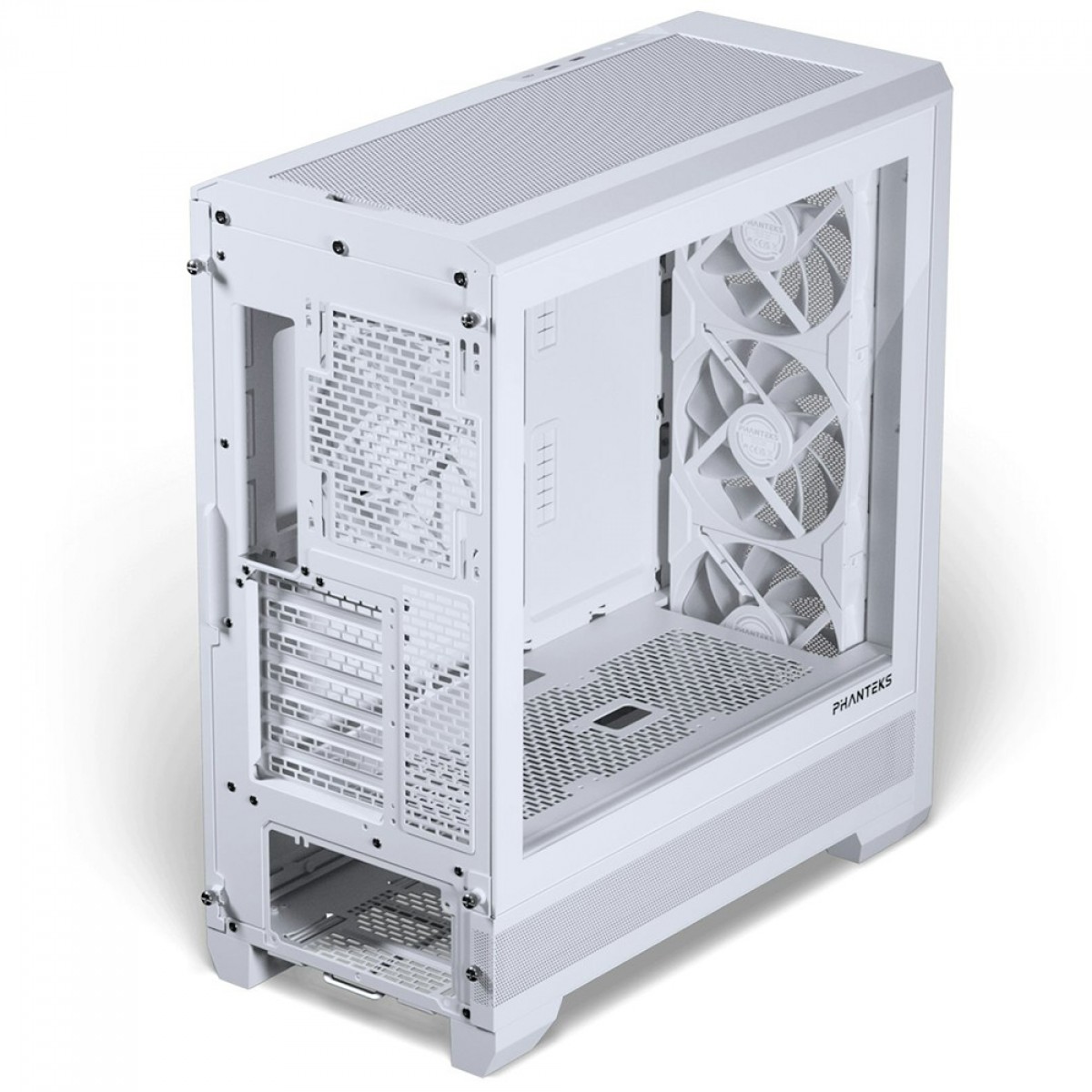 Gabinete Gamer Phanteks Eclipse G400A Matte White, Mid Tower, Vidro Temperado, EATX, Com 4 Fans D-RGB, Branco, PH-EC400GA_DMW01
