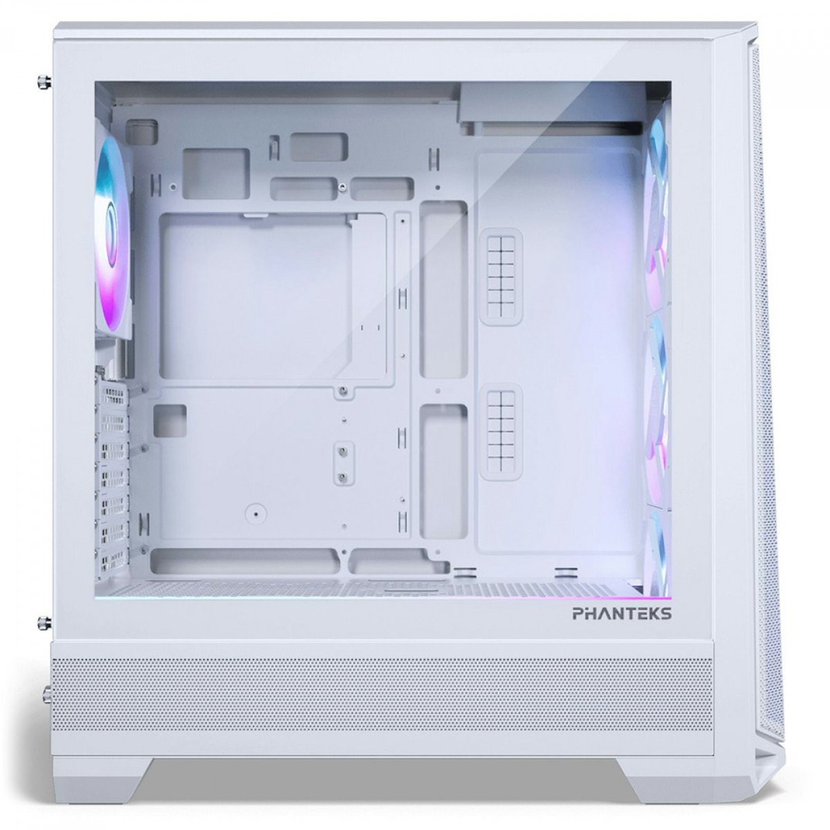 Gabinete Gamer Phanteks Eclipse G400A Matte White, Mid Tower, Vidro Temperado, EATX, Com 4 Fans D-RGB, Branco, PH-EC400GA_DMW01