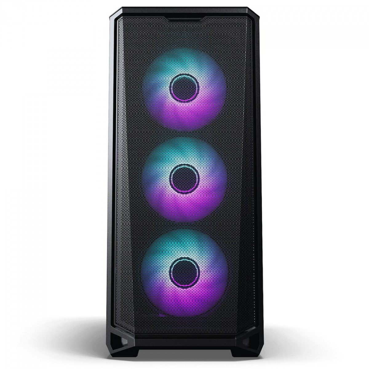 Gabinete Gamer Phanteks Eclipse G400A, Mid Tower, Vidro Temperado, EATX, Com 4 Fans D-RGB, Preto, PH-EC400GA_DBK01
