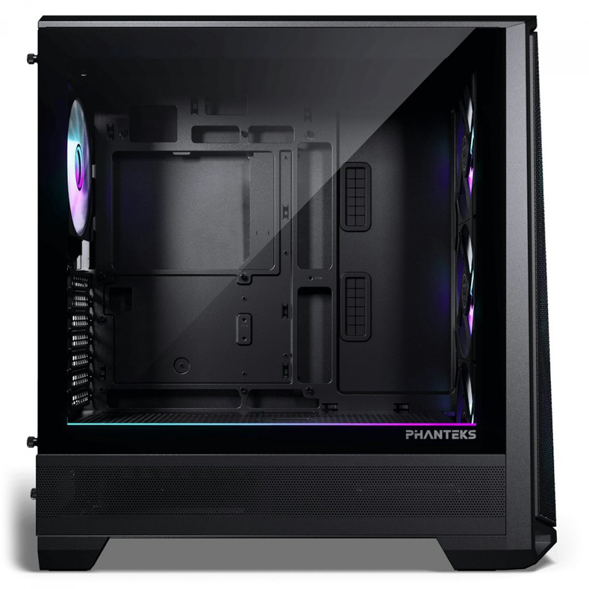 Gabinete Gamer Phanteks Eclipse G400A, Mid Tower, Vidro Temperado, EATX, Com 4 Fans D-RGB, Preto, PH-EC400GA_DBK01