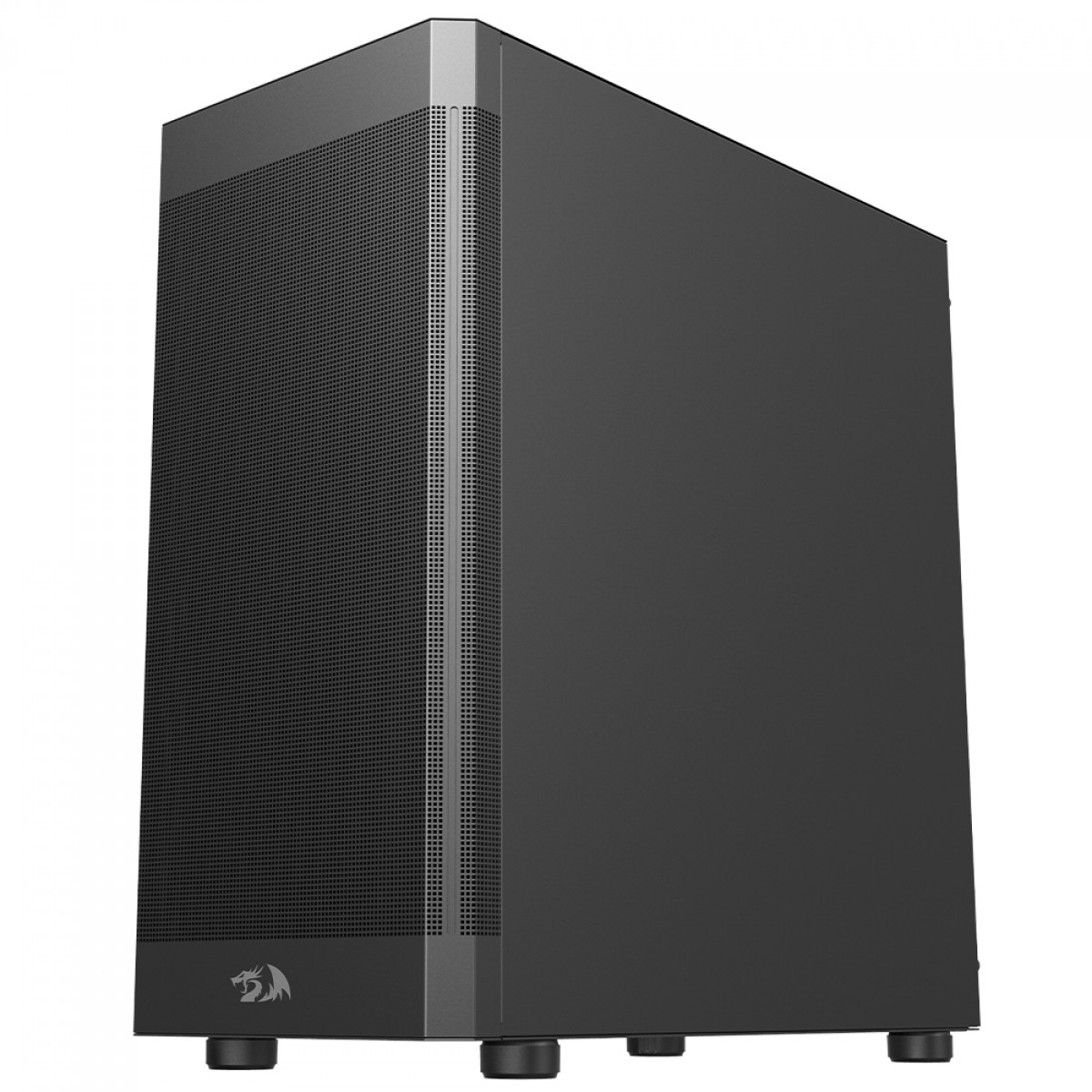 Gabinete Gamer Redragon Aeroglass, Mid Tower, Vidro Temperado, E-ATX, Black, Sem Fonte, Sem Fan, CA-602B
