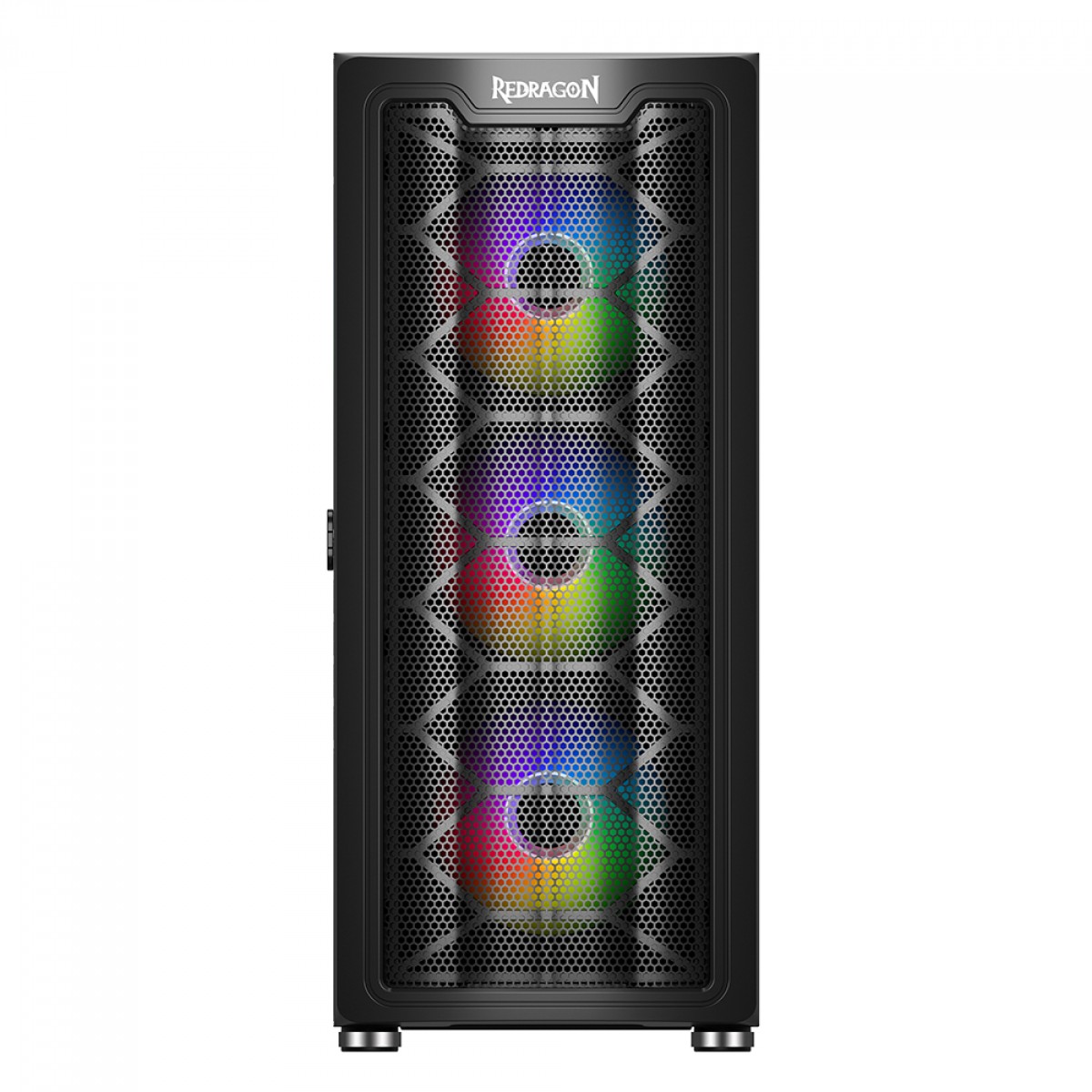 Gabinete Gamer Redragon Bluestreak, Mid Tower, Vidro Temperado, Black, Sem Fonte, Sem Fan, GC-MA211