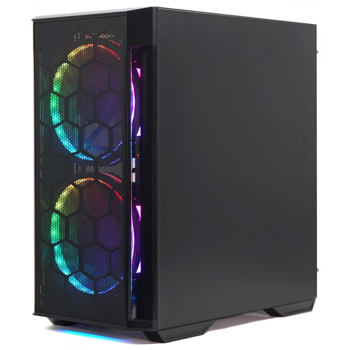 Gabinete Gamer ReDragon Demolisher, Mid Tower, Vidro Temperado, Black, ATX, Sem Fonte, Sem Fan, GC-706B