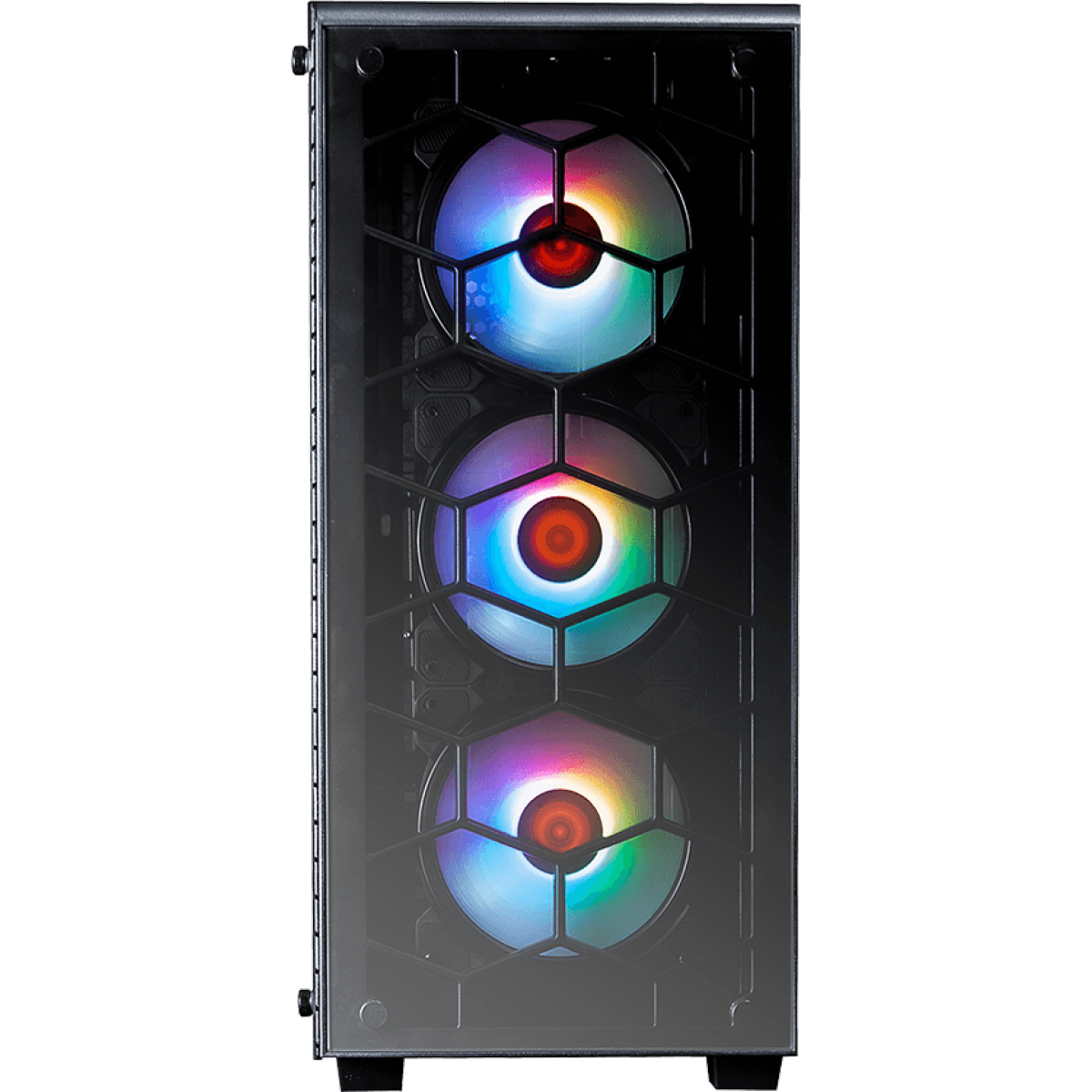 Gabinete Gamer Redragon, Diamond Storm Pro RGB, Mid Tower, Vidro Temperado, Black, Sem Fonte, Com 3 Fans, CA903 PRO