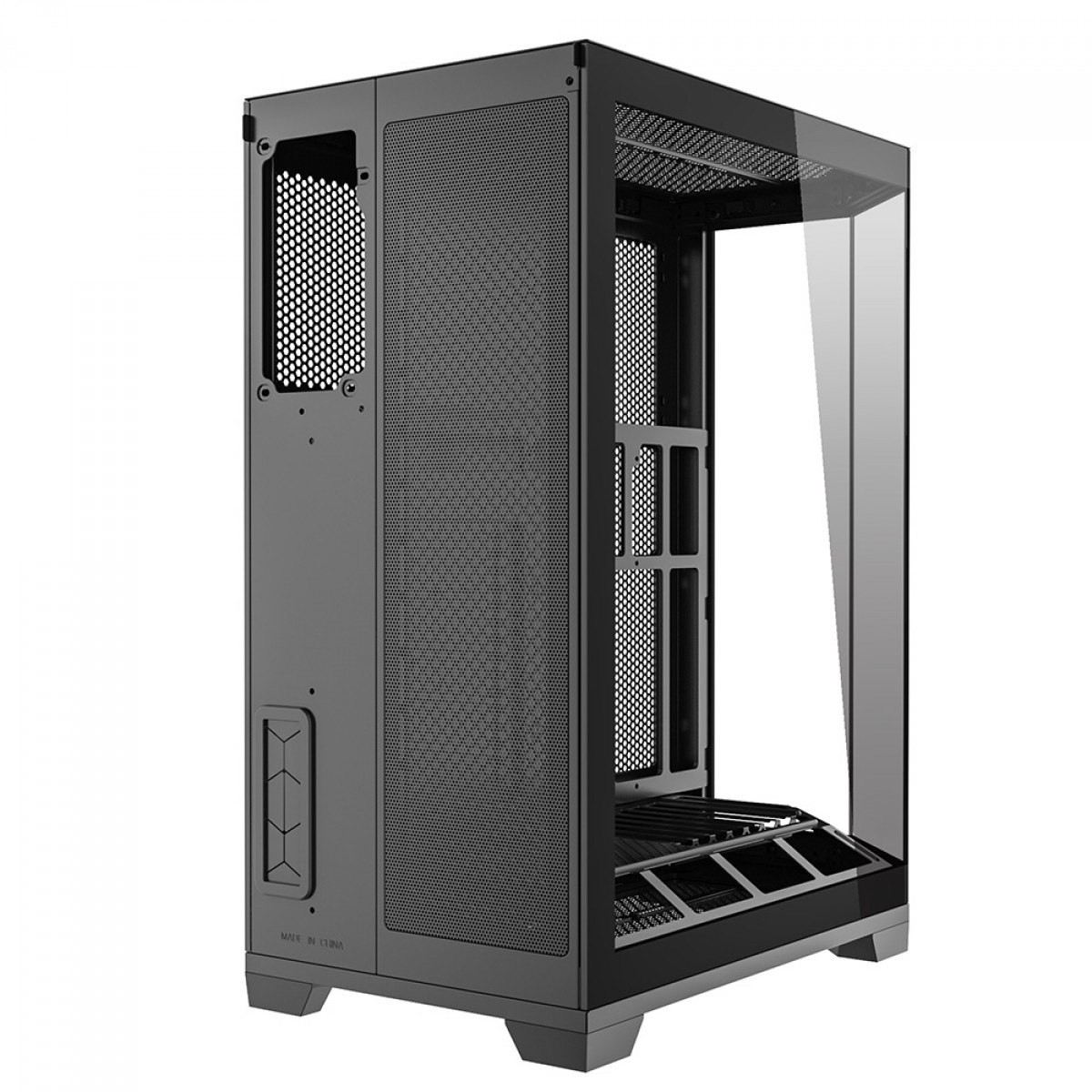 Gabinete Gamer Redragon Edge, Mid Tower, Vidro Temperado, ATX, Sem Fonte, Sem Fans, Preto, CA-608B