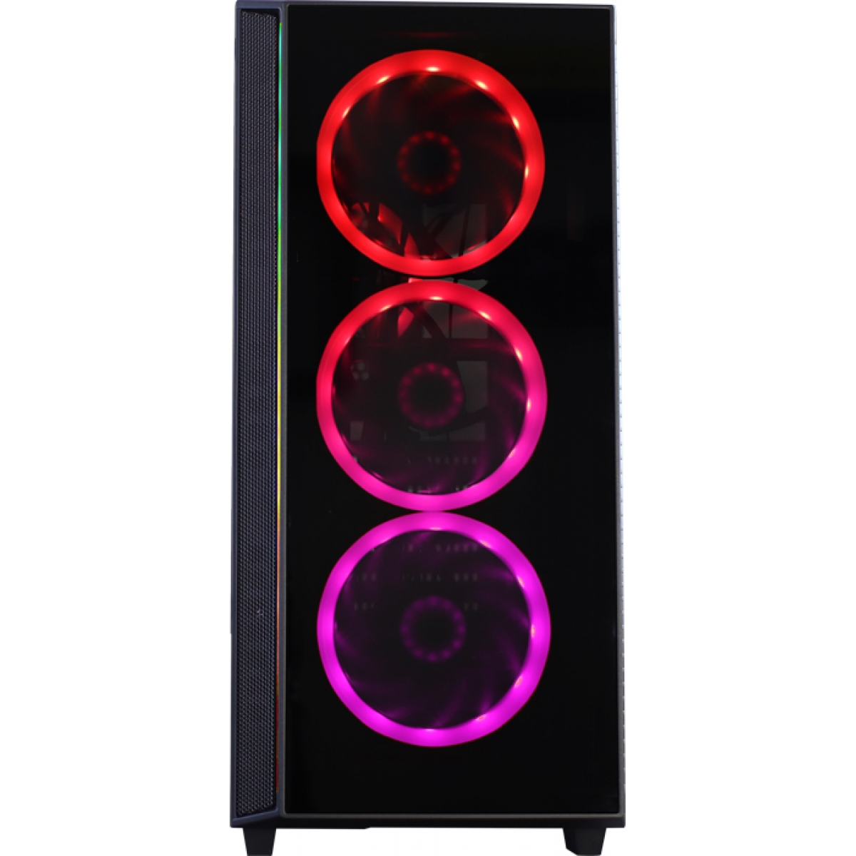 Gabinete Gamer Redragon, Grapple, Mid Tower, Vidro Temperado, Black, Sem Fonte, Sem Fan