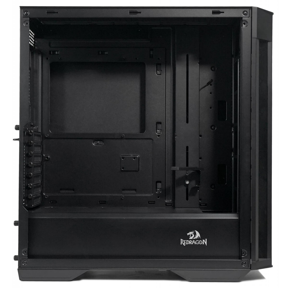 Gabinete Gamer ReDragon Infernal Dragon Strafe, Mid Tower, Vidro Temperado, Black, ATX, Sem Fonte, Sem Fan, GC-706IF