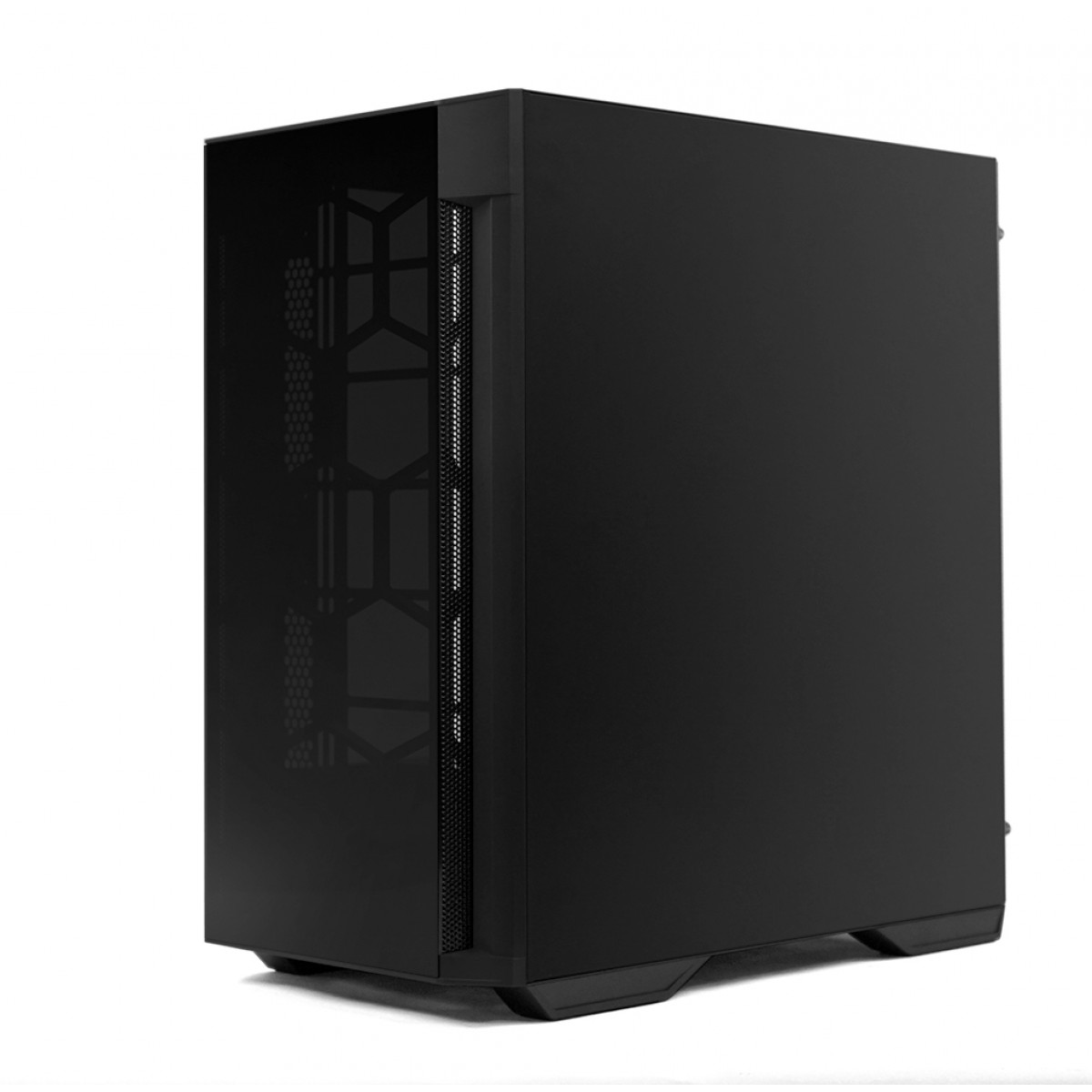 Gabinete Gamer Redragon Megatron, Mid Tower, Vidro Temperado, Black, ATX, Sem Fonte, Sem Fans, GC-705B