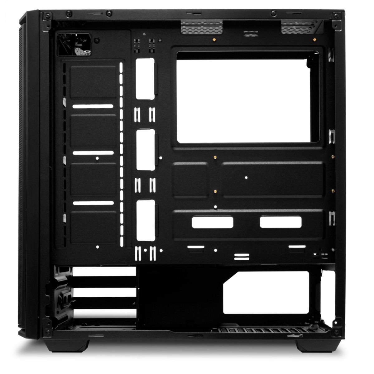 Gabinete Gamer Redragon Ramhorn, Mid Tower, S-Fan, Vidro Temperado, Black, Sem fonte