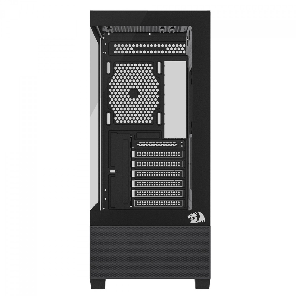 Gabinete Gamer Redragon Reflect Flow, Preto, Mid Tower, Vidro Temperado, ATX, Sem Fonte, Sem Fan, CA-606B