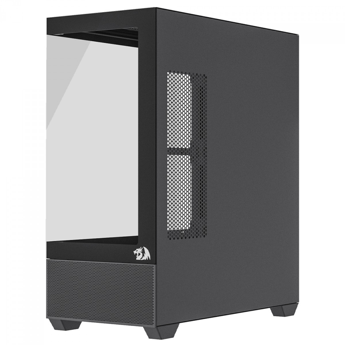 Gabinete Gamer Redragon Reflect Flow, Preto, Mid Tower, Vidro Temperado, ATX, Sem Fonte, Sem Fan, CA-606B
