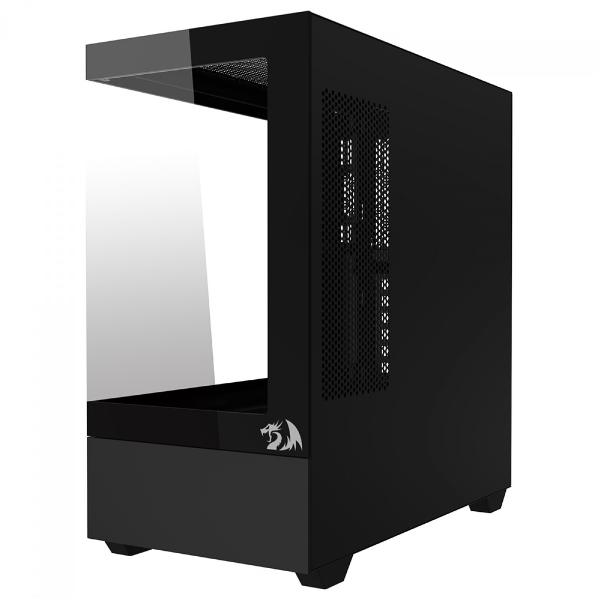 Gabinete Gamer Redragon Reflect Pro, Mid Tower, Vidro Temperado, E-ATX, Sem Fonte, Sem Fans, Preto, CA-607B