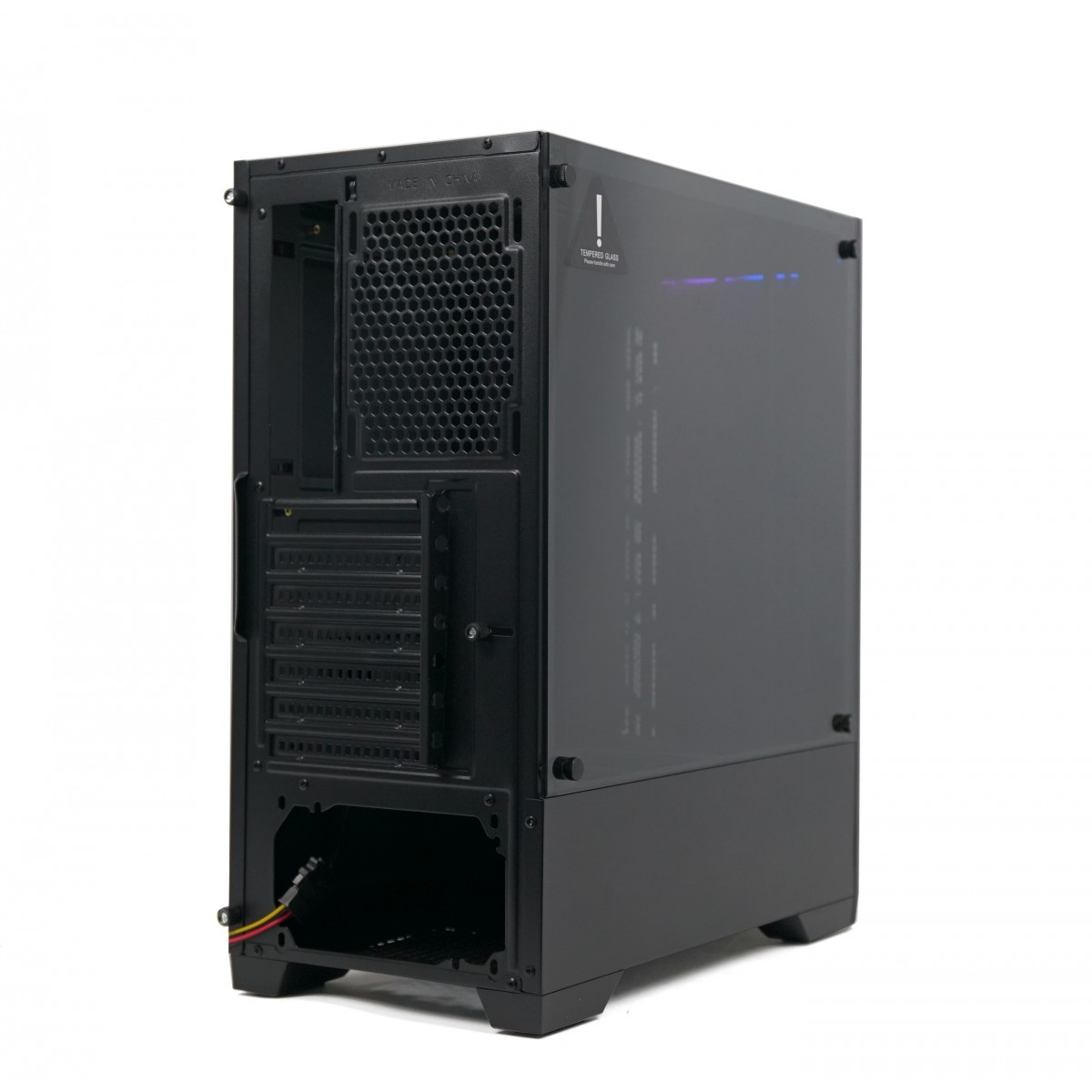 Gabinete Gamer Redragon Starscream, Mid Tower, Vidro Temperado, Black, Sem Fonte, Sem Fan, GC-610B