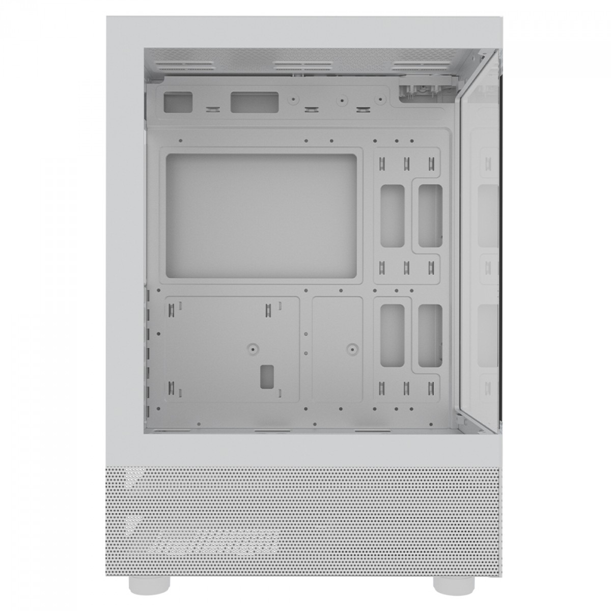 Gabinete Gamer SuperFrame Boreas, Mid Tower, Vidro Temperado, ATX, Sem Fans, Branco, SFGW-BOREAS-0