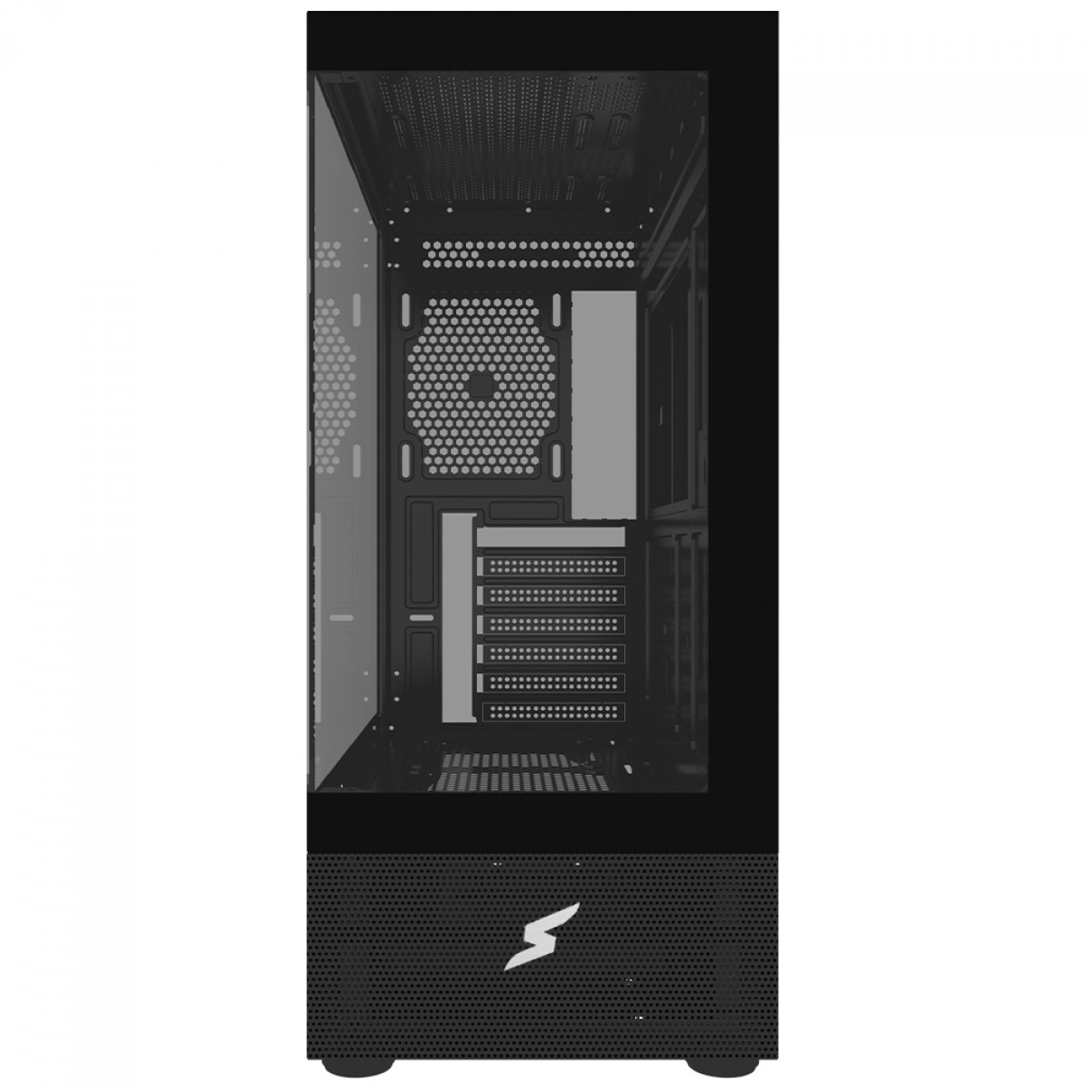 Gabinete Gamer SuperFrame Boreas, Mid Tower, Vidro Temperado, ATX, Sem Fans, Preto, SFGB-BOREAS-0
