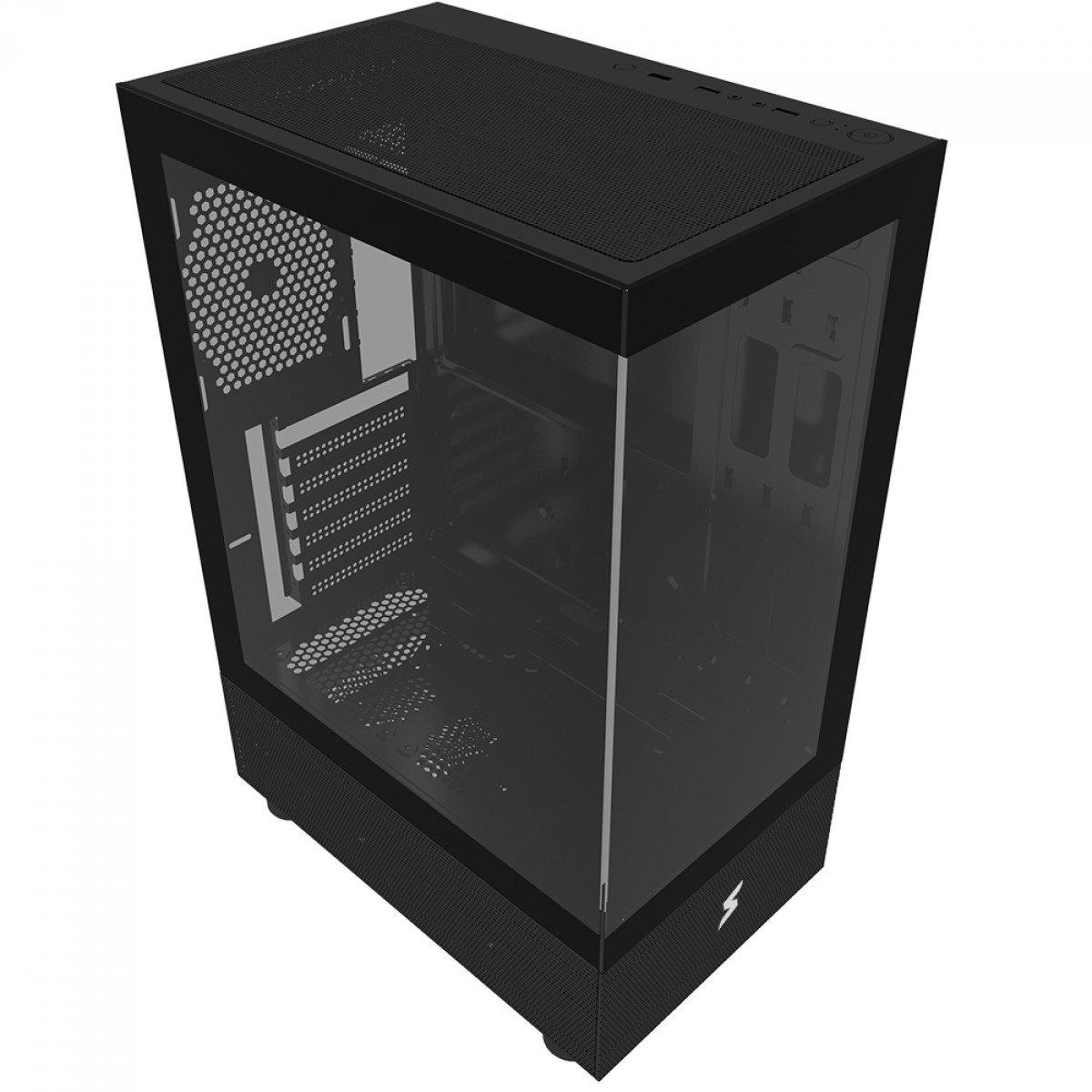 Gabinete Gamer SuperFrame Boreas, Mid Tower, Vidro Temperado, ATX, Sem Fans, Preto, SFGB-BOREAS-0