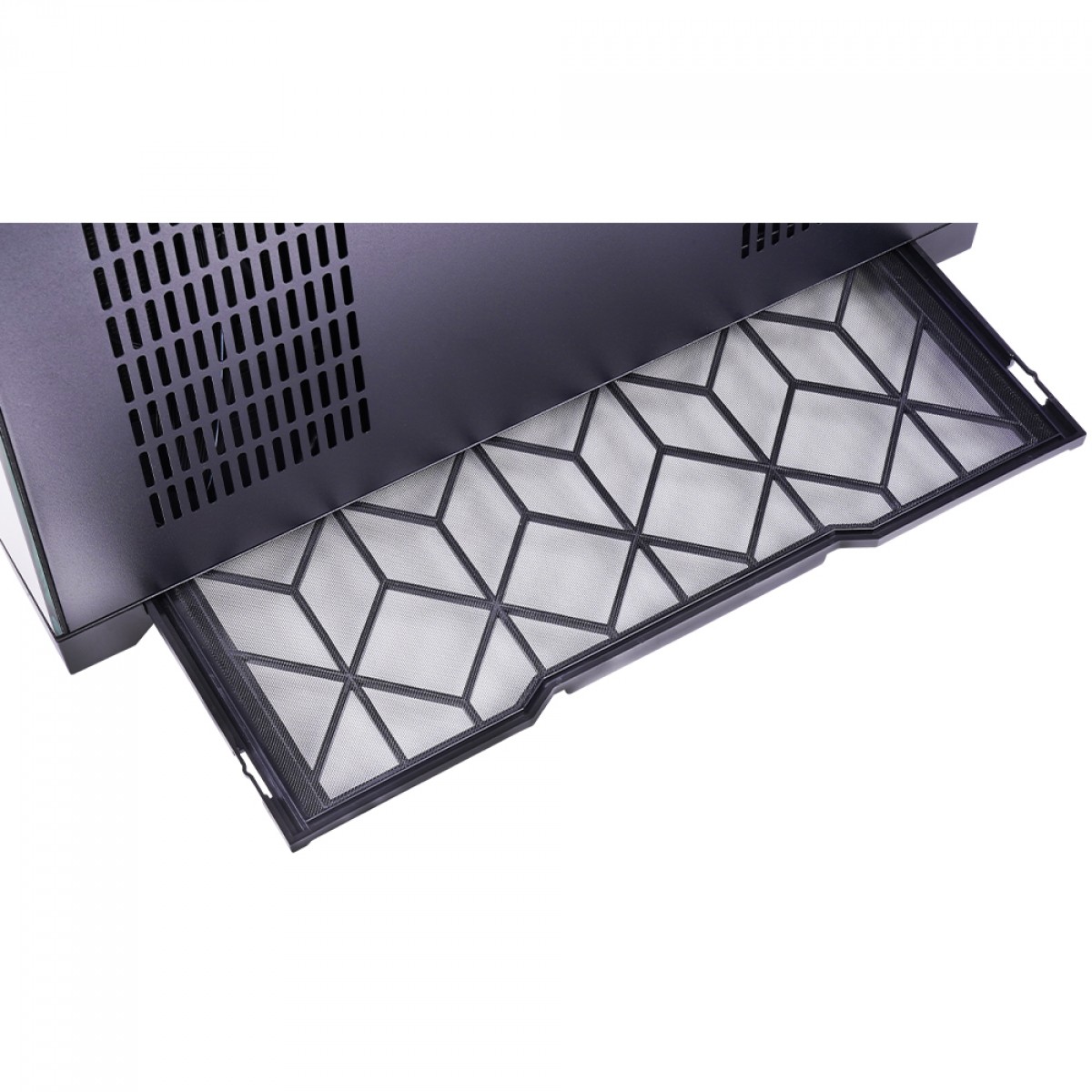 Gabinete Gamer SuperFrame Cristal, Mid Tower, Vidro Temperado, ATX, Com 4 Fans ARGB, Preto, SF-CS-CTMAB4F 