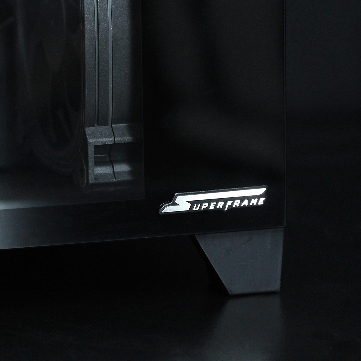 Gabinete Gamer SuperFrame Cube, Mid Tower, Vidro Temperado, ATX, Black, Sem Fonte, Com 10 Fans ARGB