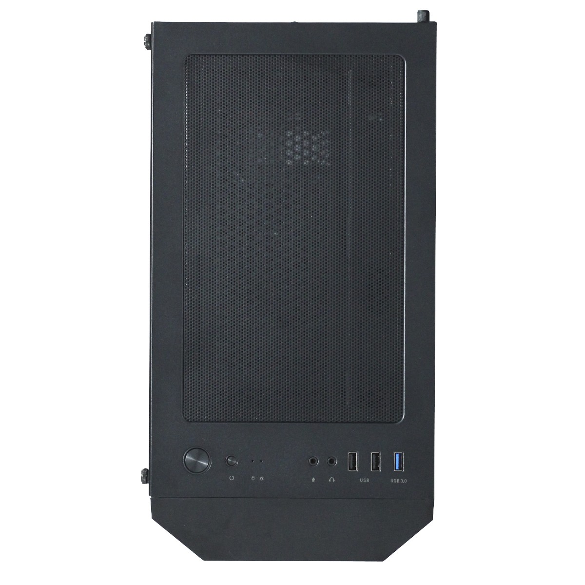 Gabinete Gamer SuperFrame Flow, Mid Tower, RGB, Vidro Temperado, ATX, Black, Sem Fonte, Com 3 Fans