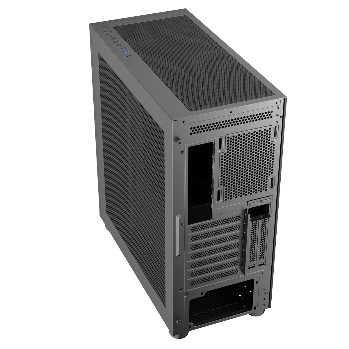 Gabinete Gamer SuperFrame Glass, Mid Tower, RGB, Vidro Temperado, ATX, Black, Sem Fonte, Sem Fans