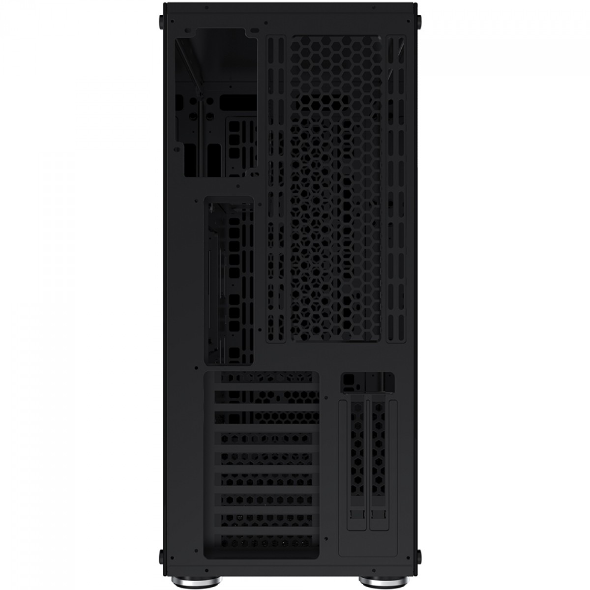 Gabinete Gamer SuperFrame Hércules, Full Tower, RGB, Vidro Temperado, E-ATX, Black, Sem Fonte, Com 5 Fans