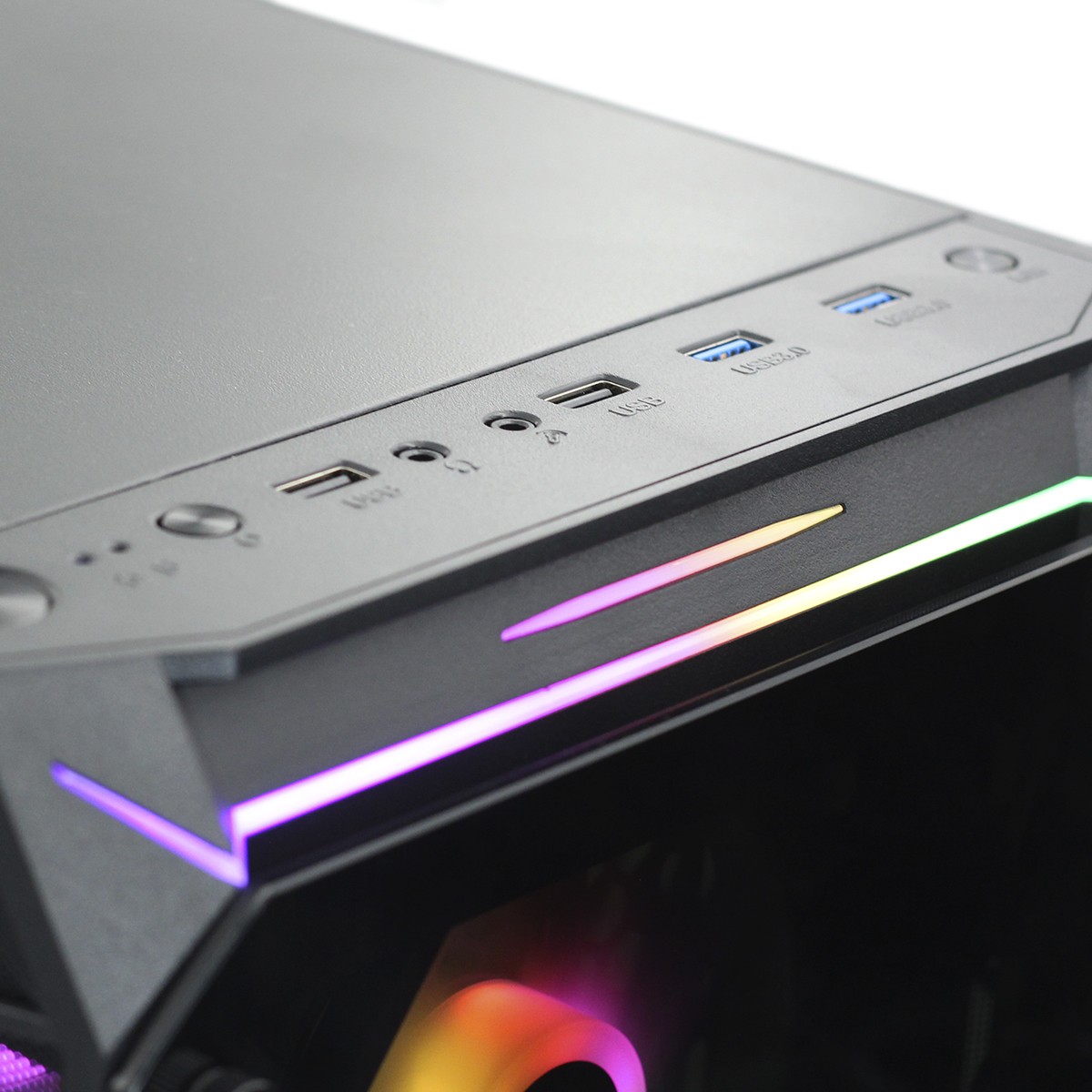 Gabinete Gamer SuperFrame Hércules, Full Tower, RGB, Vidro Temperado, E-ATX, Black, Sem Fonte, Com 5 Fans