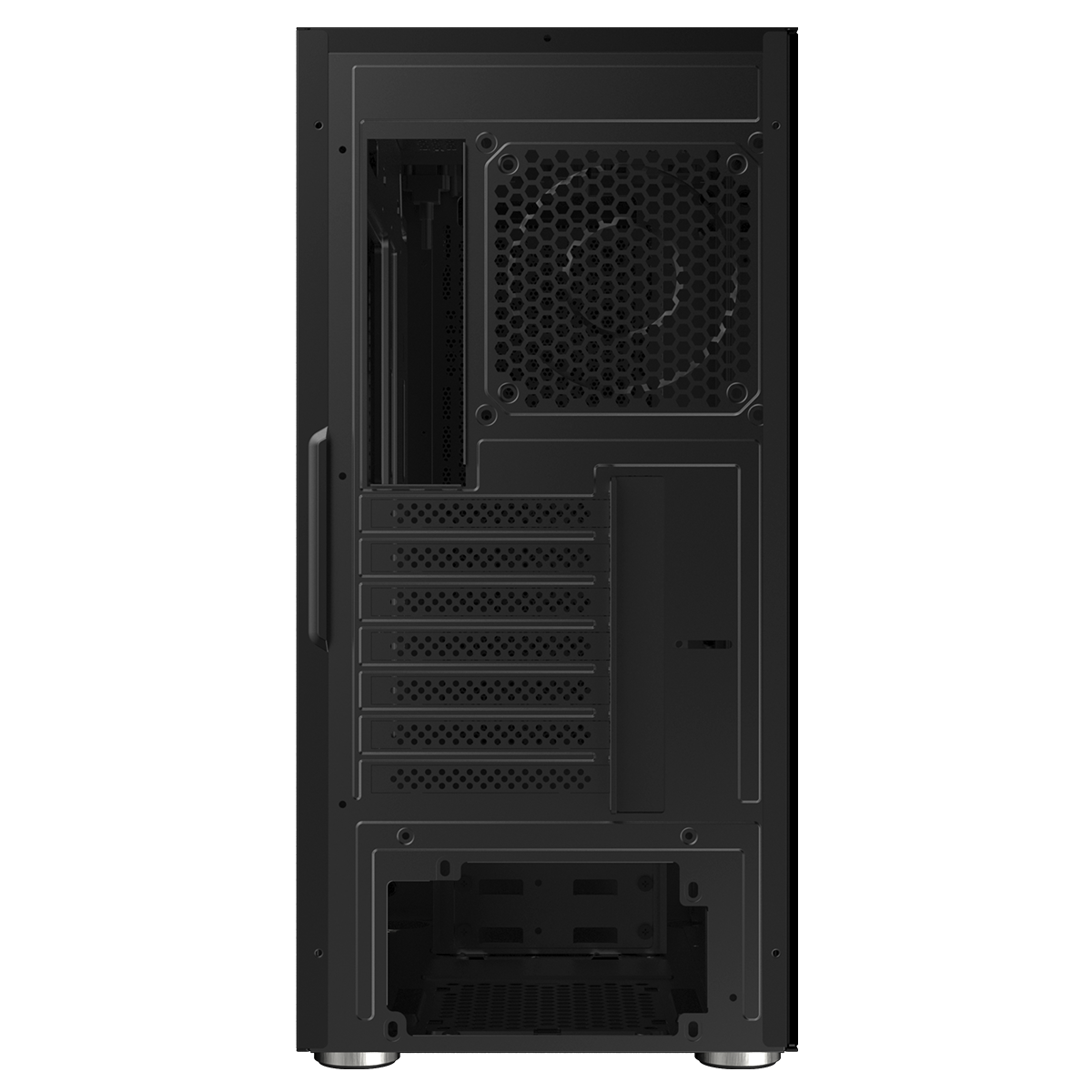 Gabinete Gamer SuperFrame Overtake, Mid Tower, Vidro Temperado, ATX, Sem Fonte, Com 4 Fans