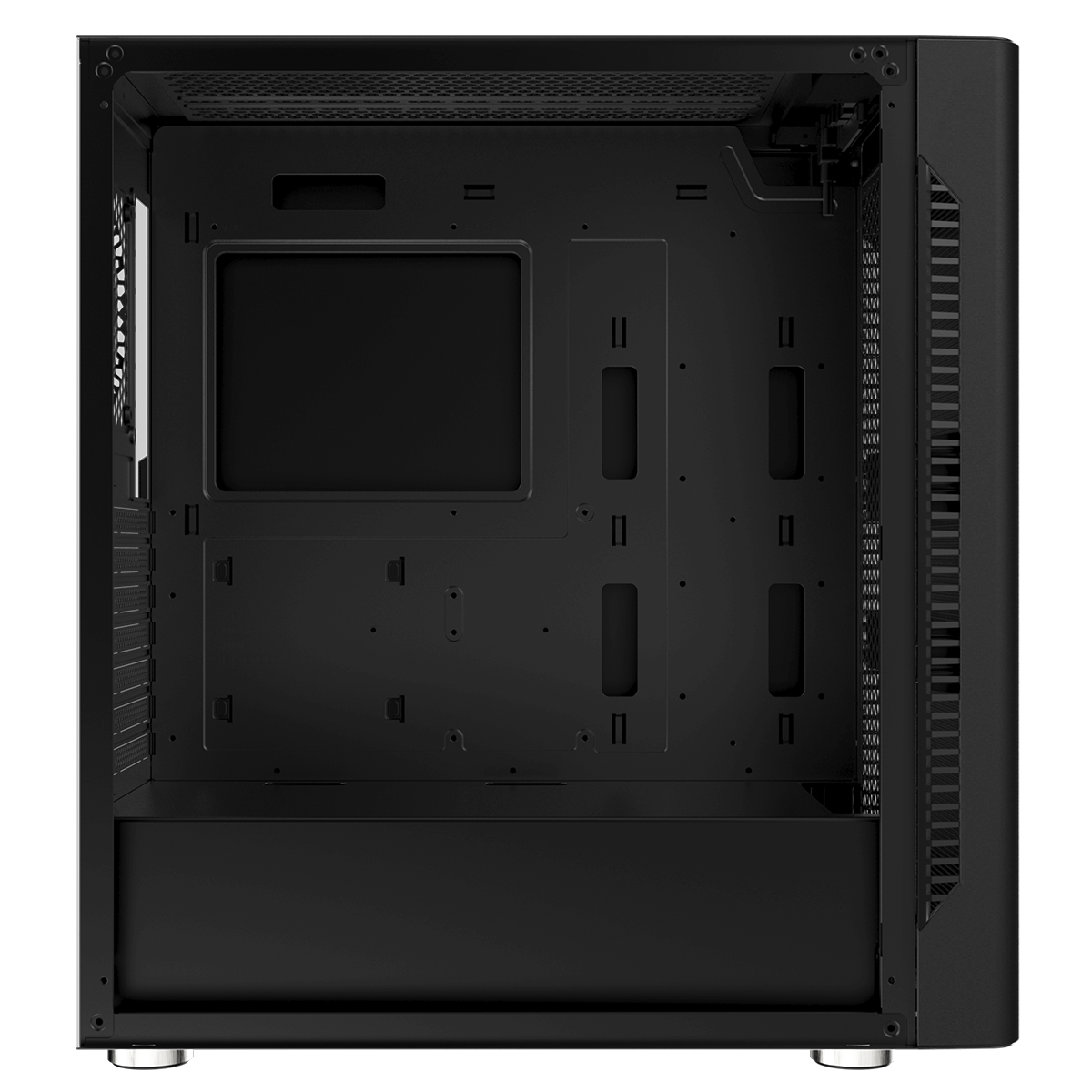 Gabinete Gamer SuperFrame Overtake, Mid Tower, Vidro Temperado, ATX, Sem Fonte, Com 6 Fans