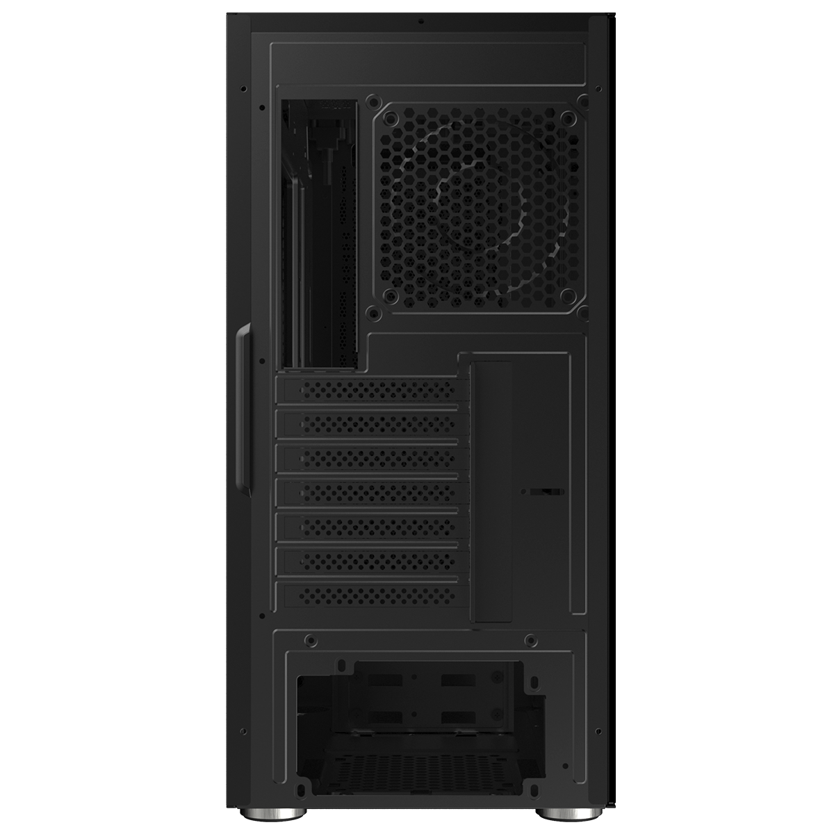 Gabinete Gamer SuperFrame Overtake, Mid Tower, Vidro Temperado, ATX, Sem Fonte, Com 6 Fans