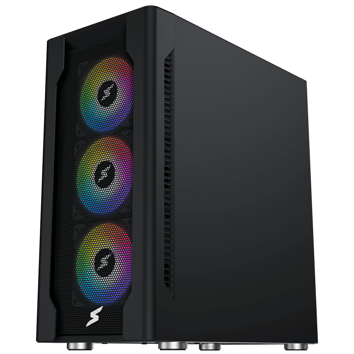 Gabinete Gamer SuperFrame Overtake, Mid Tower, Vidro Temperado, ATX, Sem Fonte, Com 6 Fans