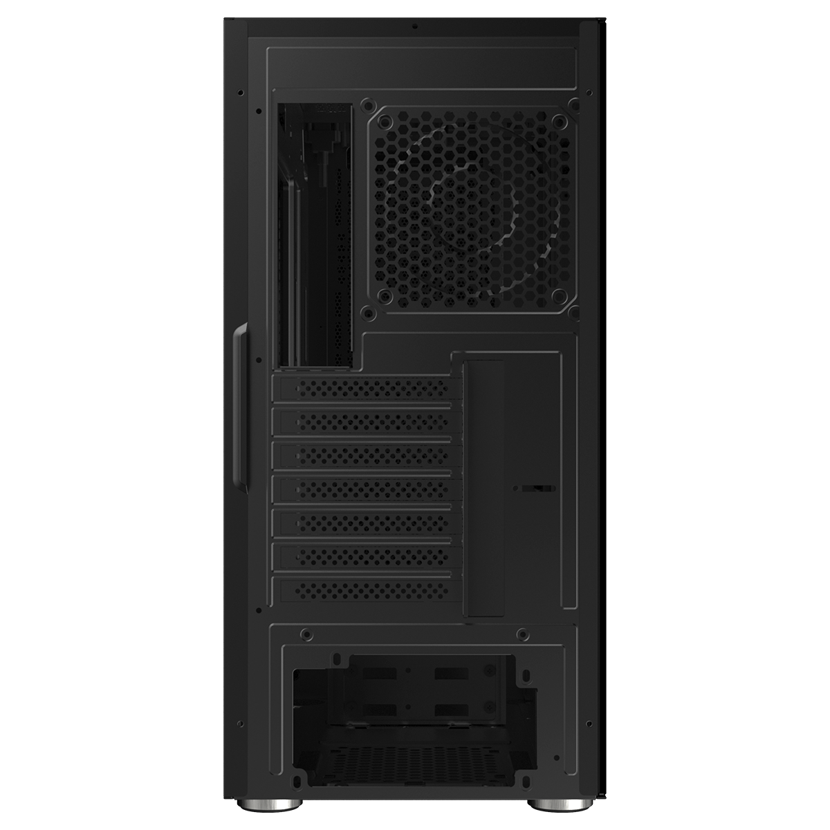 Gabinete Gamer SuperFrame Overtake, Mid Tower, Vidro Temperado, ATX, Sem Fonte, Sem fan