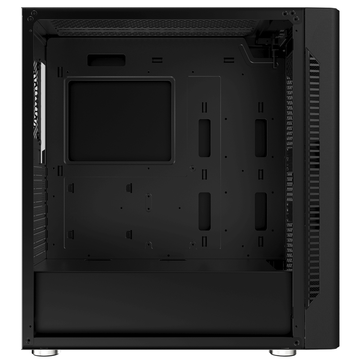 Gabinete Gamer SuperFrame Overtake, Mid Tower, Vidro Temperado, ATX, Sem Fonte, Sem fan